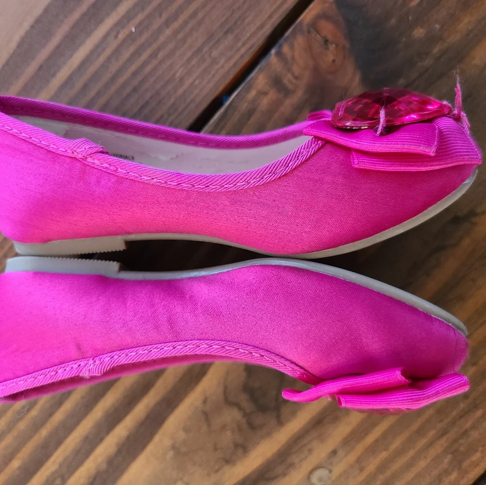 Gap Fuschia Gem Heart Slip-Ons - Toddler 9